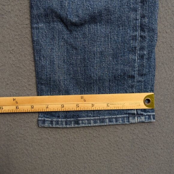 Mother Superior Jeans Womens 33 Blue The Tomcat in Seriously Truce Distressed - Picture 10 of 16